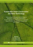 Sustainable Green Construction and Nano-Technology