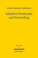 Subjektive Privatrechte Und Normvollzug