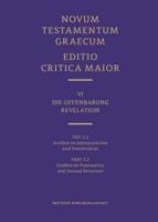 Novum Testamentum Graecum, Editio Critica Maior VI/3.2: Revelation, Studies on Punctuation and Textual Structure. 6