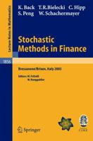 Stochastic Methods in Finance C.I.M.E. Foundation Subseries