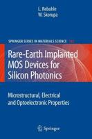 Rare-Earth Implanted MOS Devices for Silicon Photonics: Microstructural, Electrical and Optoelectronic Properties