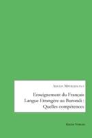 Enseignement Du Français Langue Etrangère Au Burundi