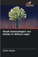 Studi Tossicologici Sul Nichel in Allium Cepa