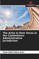 The Actio In Rem Verso in the Contentious-Administrative Jurisdiction