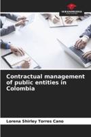 Contractual Management of Public Entities in Colombia