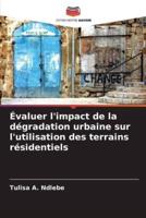 Évaluer L'impact De La Dégradation Urbaine Sur L'utilisation Des Terrains Résidentiels