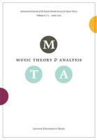 Music Theory and Analysis Volume 8 Issue 1, 2021 (Journal Subscription)