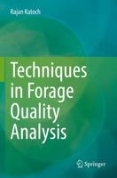 Techniques in Forage Quality Analysis