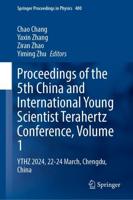 Proceedings of the 5th China and International Young Scientist Terahertz Conference, Volume 1