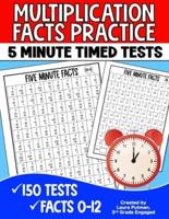 Multiplication Facts Practice 5 Minute Timed Tests
