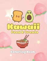 Kawaii Food & Treats Coloring Book