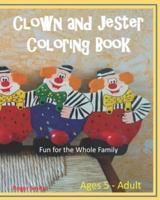 Clown and Jester Coloring Book