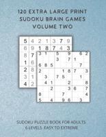 Extra Large Print Sudoku Brain Games. Volume Two