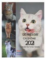 365 Cats Page A Day Calendar 2021 Calendar Day To Day Calendar