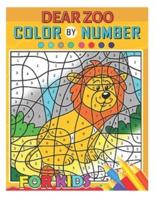 Dear Zoo Color By Number