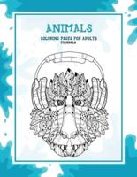 Mandala Coloring Pages for Adults - Animals