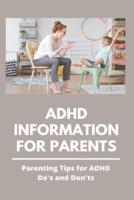 ADHD Information For Parents