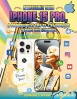 Mastering Your iPhone 15 Pro, A Comprehensive Step-by-Step Guide for Seniors and Beginners
