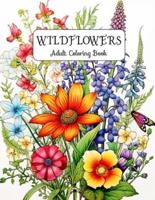 Wildflowers Adult Coloring Book