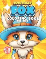 Fox Coloring Book for Kids