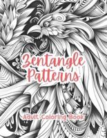Zentangle Patterns Adult Coloring Book Grayscale Images By TaylorStonelyArt