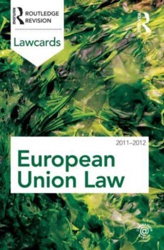 European Union Lawcards 2011-2012