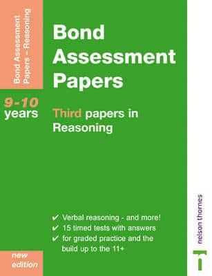 Bond Assessment Papers - Third Papers in Verbal Reasoning 9-10 Years