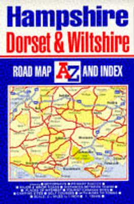 A-Z Road Map of Hampshire, Wiltshire & Dorset