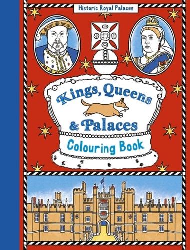 Kings, Queens & Palaces Colouring Book
