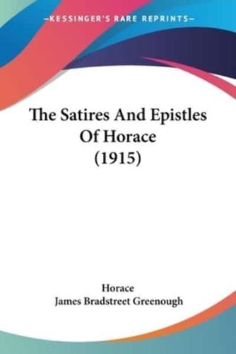 The Satires And Epistles Of Horace (1915)
