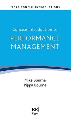 Concise Introduction to Performance Management