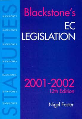 Blackstone's EC Legislation