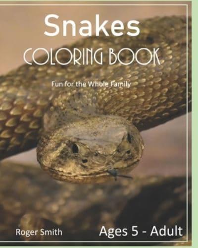 Snakes Coloring Book