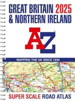 Great Britain A-Z Super Scale Road Atlas 2024