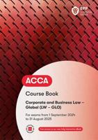 ACCA Corporate and Business Law (Global). Workbook