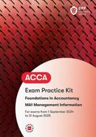 FIA Management Information MA1. Practice and Revision Kit
