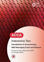 FIA Managing Costs and Finances MA2. Interactive Text