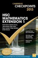 Cambridge Checkpoints HSC Mathematics Extension 1 2013