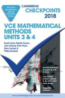 Cambridge Checkpoints VCE Mathematical Methods Units 3 and 4 2018 and Quiz Me More