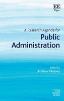A Research Agenda for Public Administration
