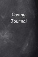 Caving Journal Chalkboard Design