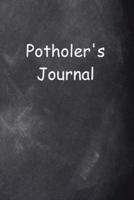 Potholer's Journal Chalkboard Design