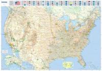 U.S.A - Michelin Rolled & Tubed Wall Map Paper