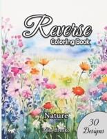 Reverse Coloring Book for Adult - 30 Designs