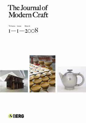 The Journal of Modern Craft Volume 1 Issue 1