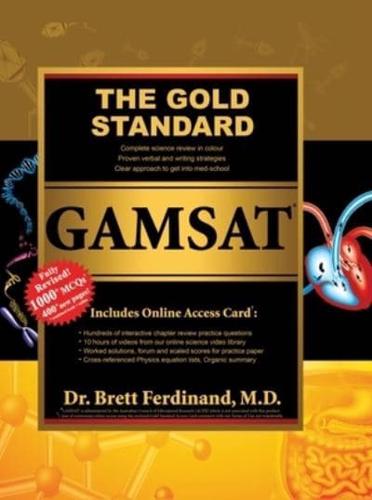 New 2015/16 Gamsat Book Edition by Gold Standard: Science Review Prep Material